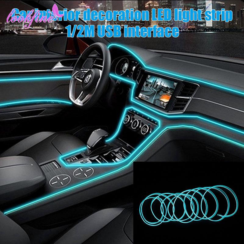 Look Cars Car Neon Light Decorative Lights Led Decoration Dashboard For Interior Parts Line For Diy Tube