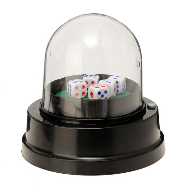 (Ready Stock) Electronic Automatic Dice Roller Cup with 2 Game Sheets