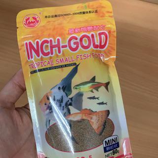 inch gold tropical small fish food
