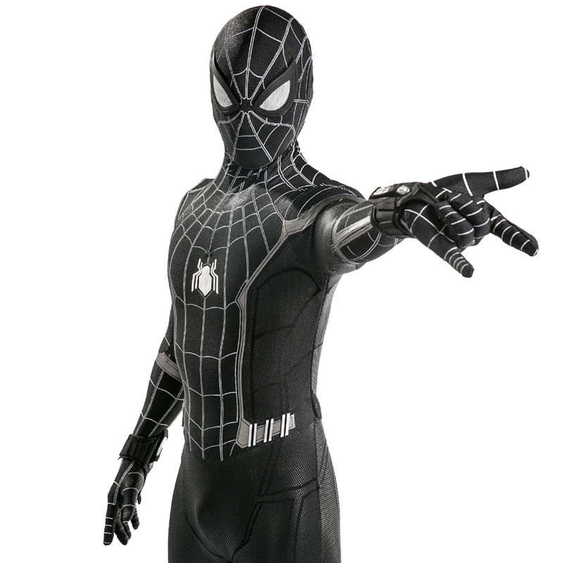 New Design Venom Black Spiderman Costume Suit Tights for Kids or Adult 