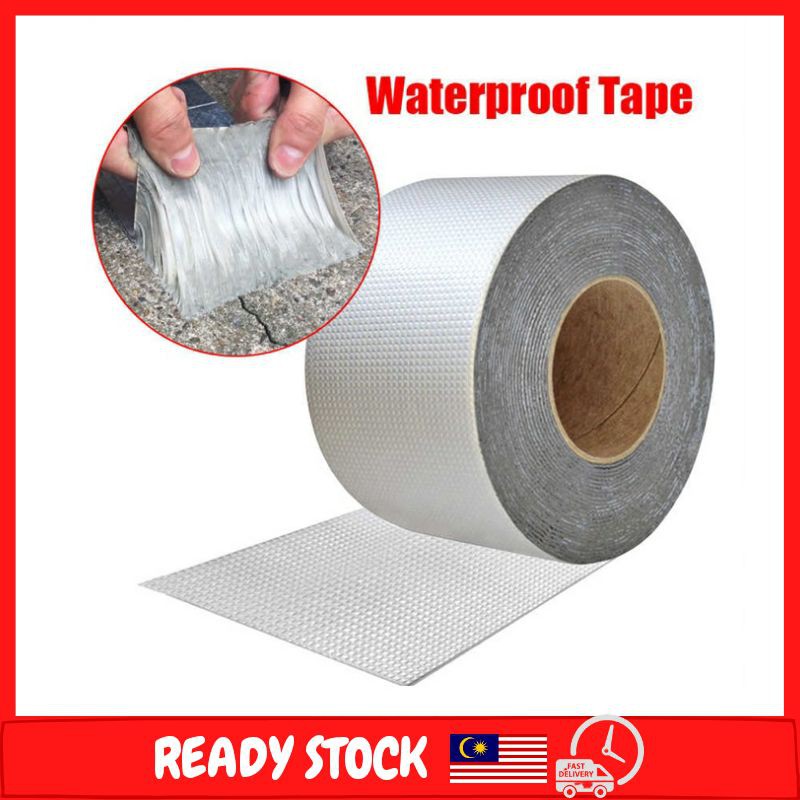 Super Waterproof Tape Butyl Rubber Aluminium Foil Tape for Roof Pipe ...