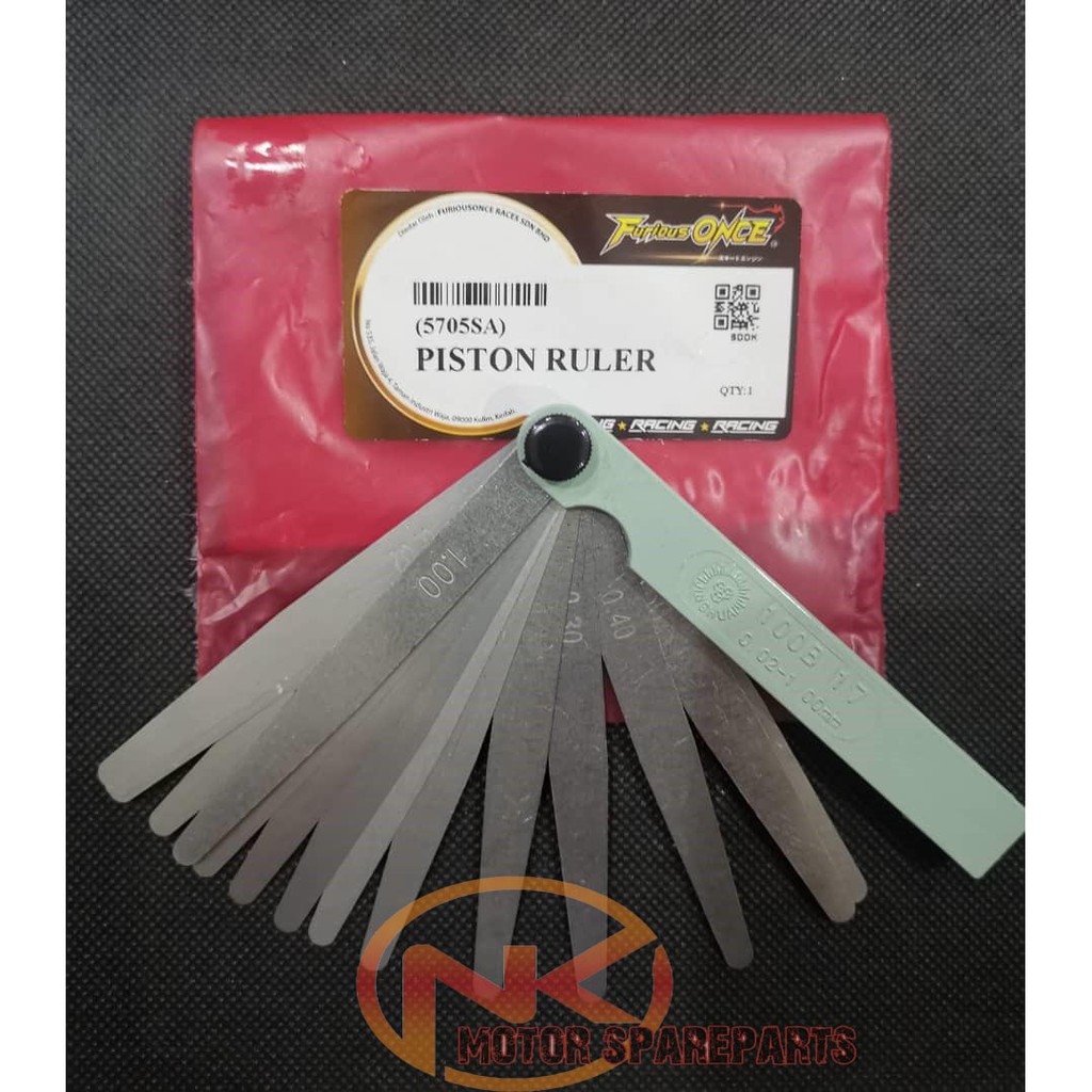 Piston Ruler FURIOUS ONCE / valve tappet ruller / feeler gauge rocker