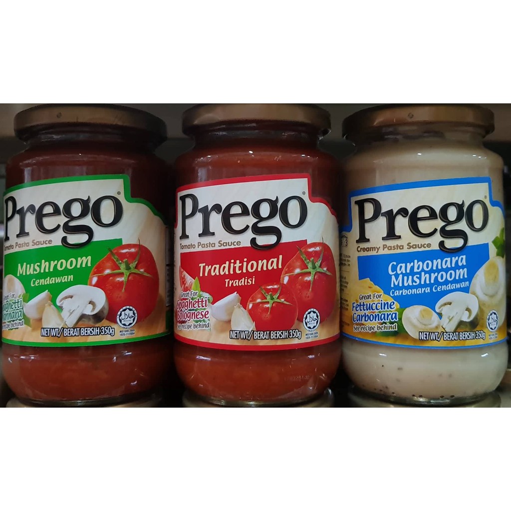 Prego Pasta Sauce 350g Asst