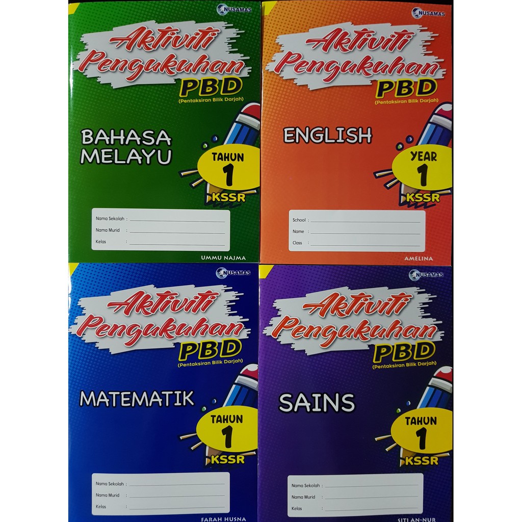 Nusamas Aktiviti Pengukuhan Pbd Tahun 1