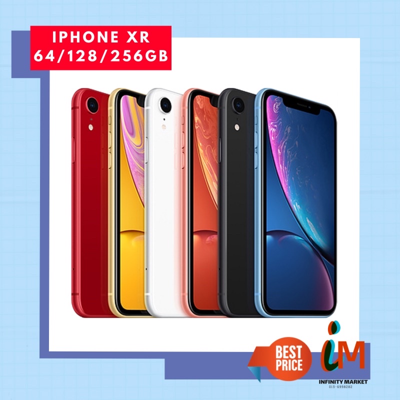 Iphone Xr 64 128 256gb Original Used Set Shopee Malaysia