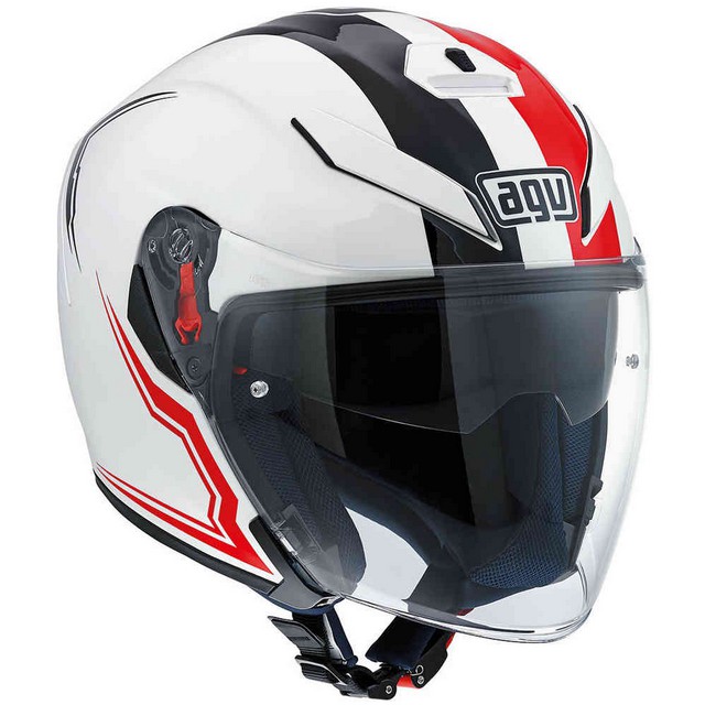 agv open face helmet