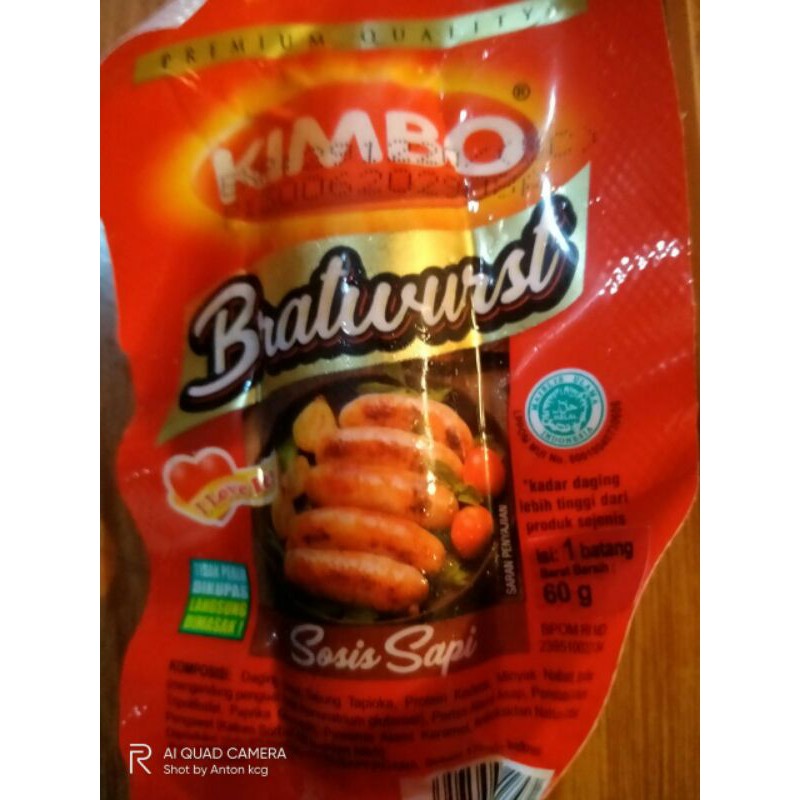 Kimbo Sausage 60gram Shopee Malaysia