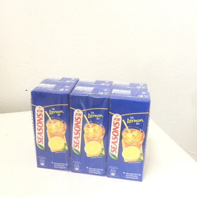 Air Kotak F N Seasons Ice Lemon Tea 250ml X 6 S Shopee Malaysia