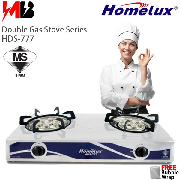 [FREE SHIPPING] HOMELUX HDS-777 Stainless Steel Dapur Gas Stove Cooker ...