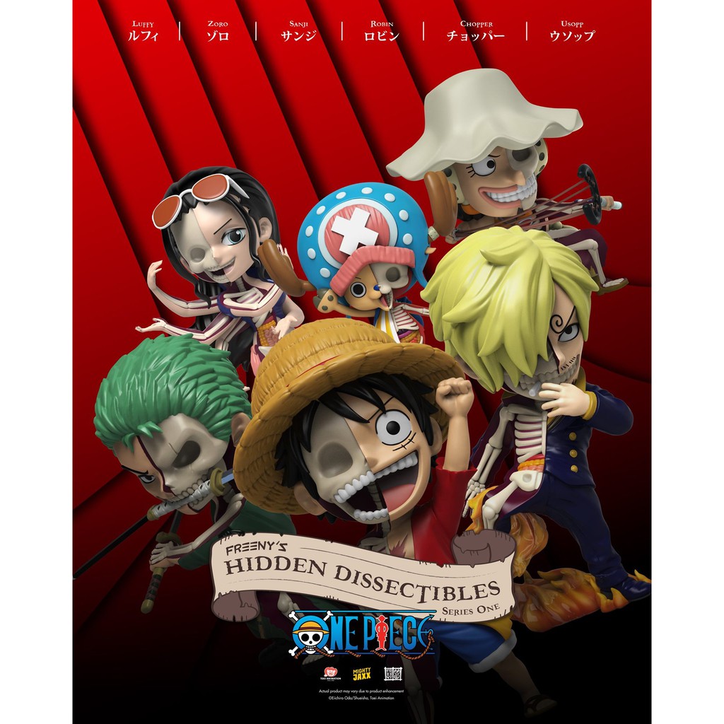 Sản phẩm Mighty Jaxx One Piece Blind Box Freeny\'s Hidden với những hộp giống nhau nhưng bên trong chứa đầy bất ngờ sẽ làm bạn say mê ngay từ cái nhìn đầu tiên. Đến với chúng tôi, chúng tôi cam kết có sẵn sản phẩm này để bạn thỏa mãn niềm đam mê với bộ anime hàng đầu hiện nay.