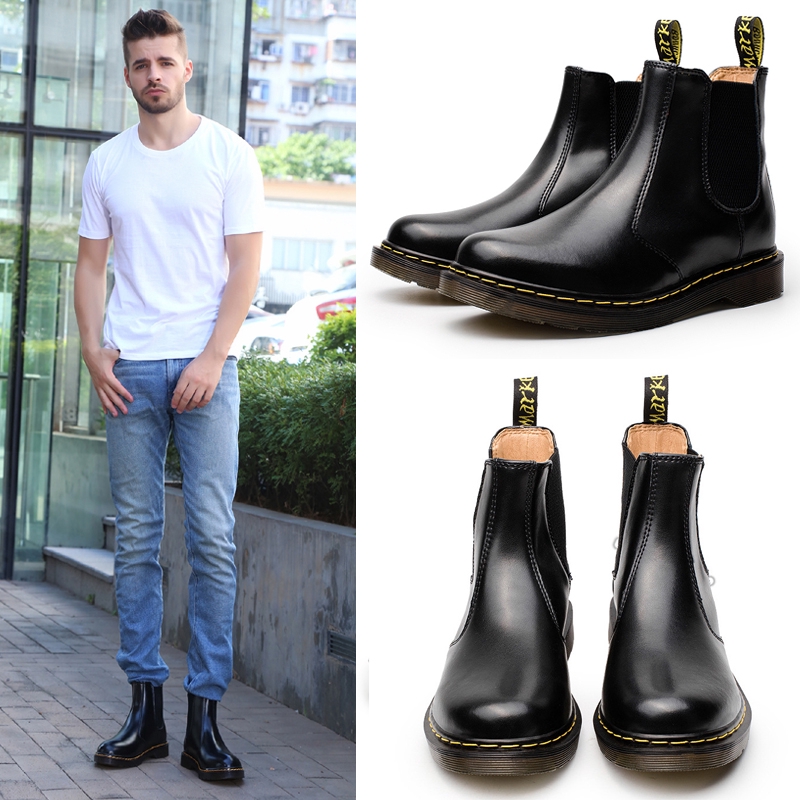 men's outfits chelsea boots