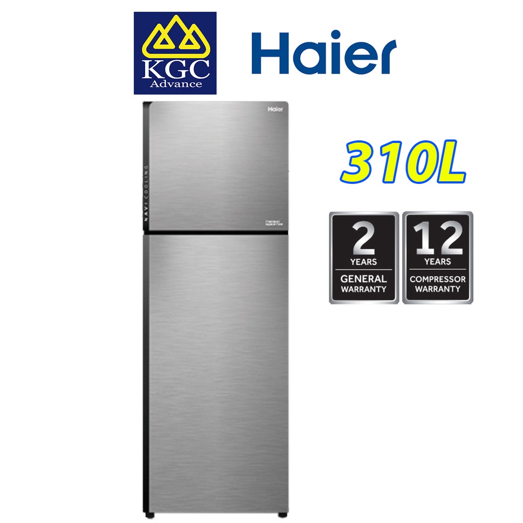 Haier R600a 2 Door Inverter Glass Series Refrigerator (310L) HRF318IHM