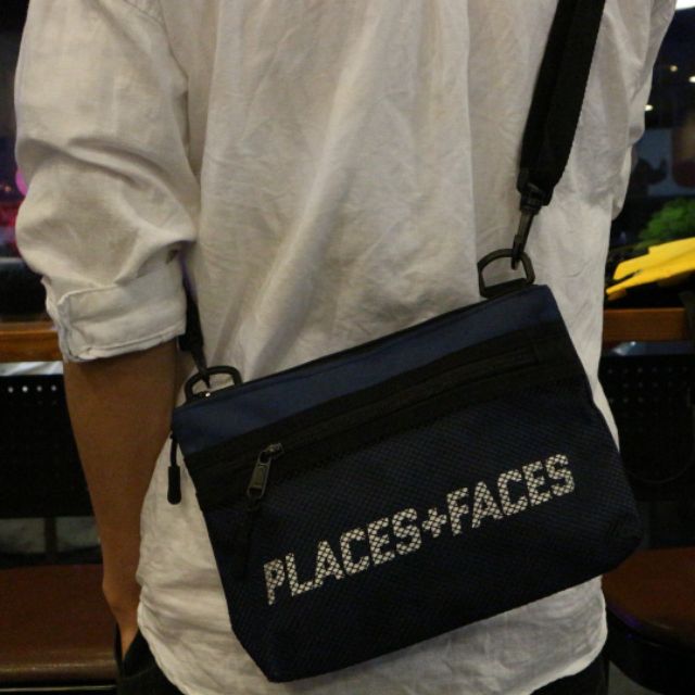 places and faces shoulder bag