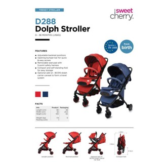 sweet cherry d288 dolph stroller