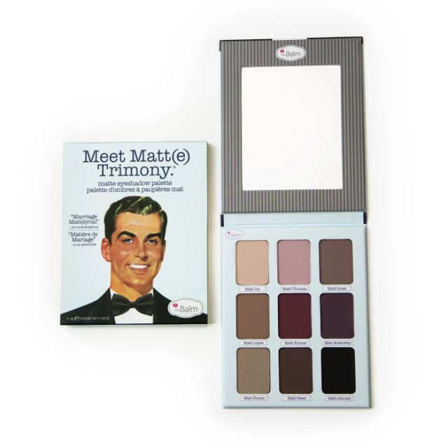 READY STOCK Authentic TheBalm Meet Matt(e) Trimony®Matte Eyeshadow Palette