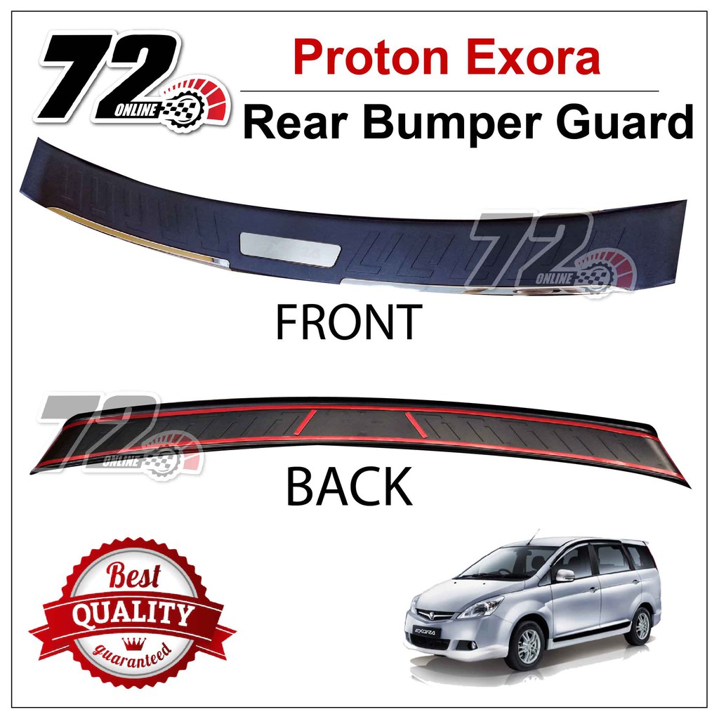 Proton Exora Bold / Facelift Rear Bumper Guard / Protector Shopee