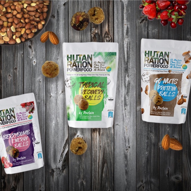 Hutan Ration Protein Balls Fuel Pack 3 Packs X 60g High Protein