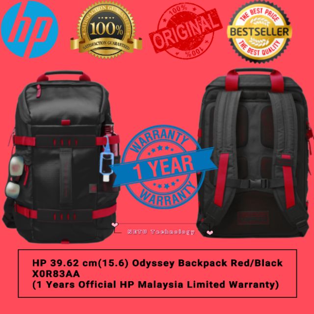 hp odyssey backpack red
