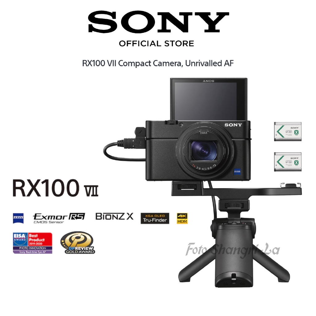 Sony Rx100 Mark 7 Rx100m7 Dsc Rx100 Vii Digital Camera 1mp Cmos Sensor Zeiss F 2 8 4 5 Lens Free Extra Battery Shopee Malaysia