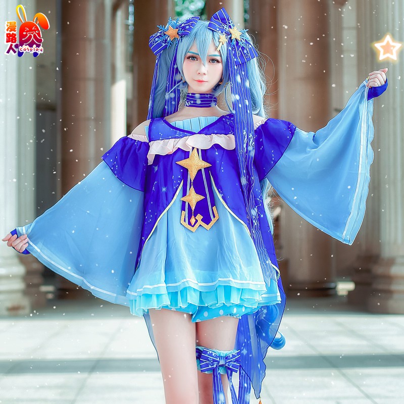 Snow Miku 17 Cosplay Costume Full Set Shopee Malaysia