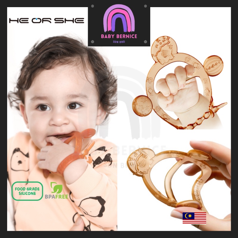 HeOrShe *WRISTBAND TEETHER* (He Or She) Antibacterial Wristband Teether
