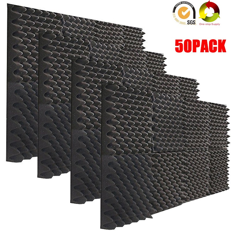 Convoluted Egg Crate Sonic Acoustical Insulation Foam Sound Absorption ...