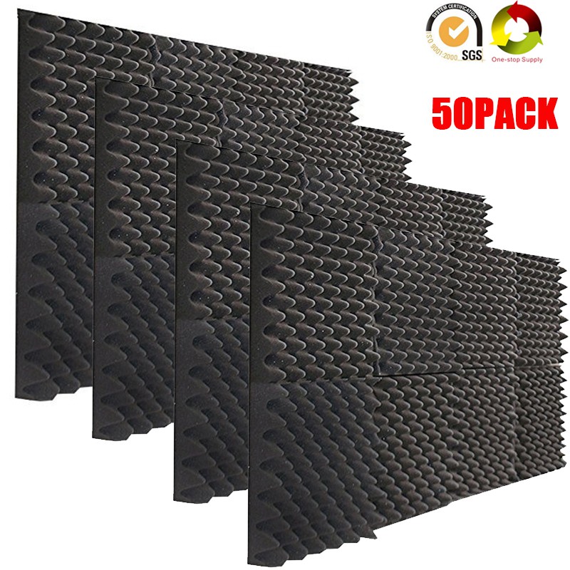 Convoluted Egg Crate Sonic Acoustical Insulation Foam Sound Absorption