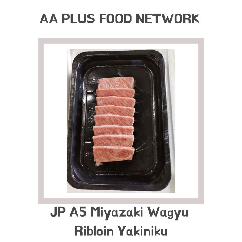 Japan A5 Miyazaki Wagyu Ribloin Yakiniku **150gm+/-** | Shopee Malaysia