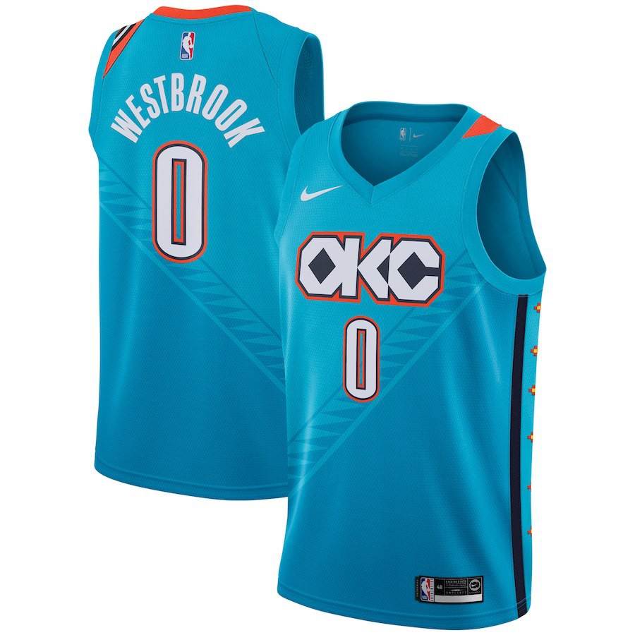 NBA Basketball Jersey Oklahoma No. 0 