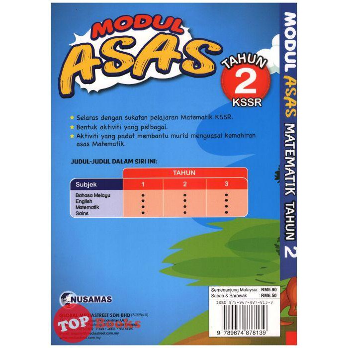 Topbooks Nusamas Modul Asas Matematik Tahun 2 2021 Shopee Malaysia