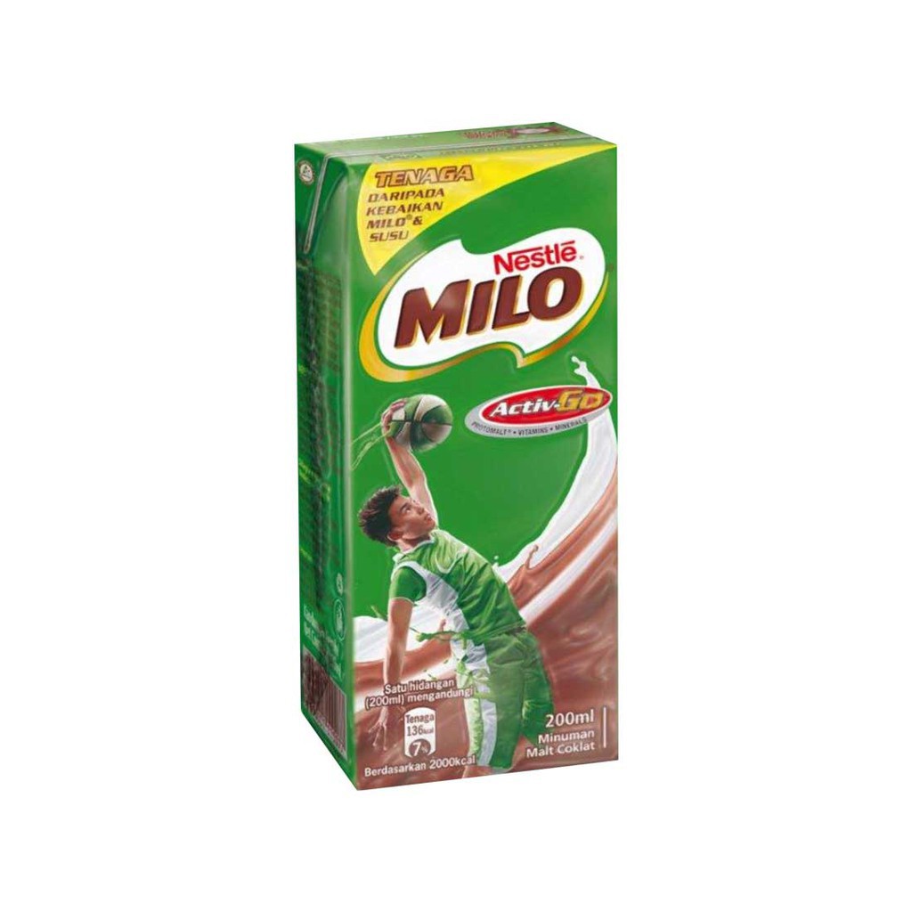 Nestle Milo Packet Drink Original 200ml Shopee Malaysia 3718