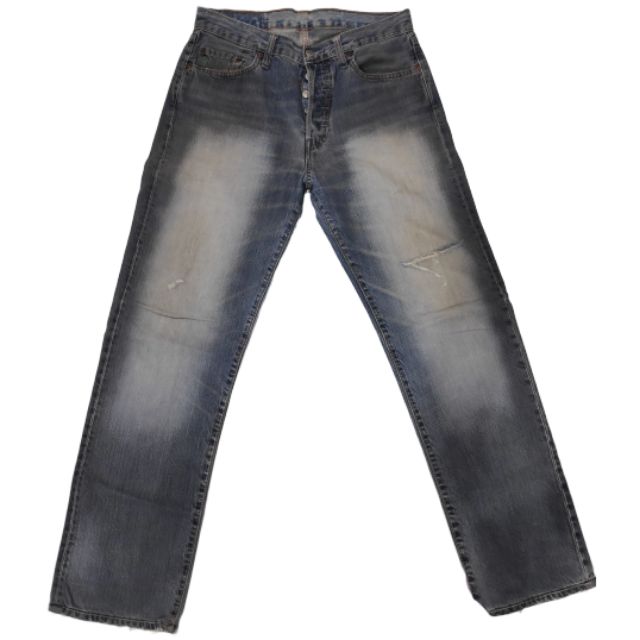 levi's 501 faded blue