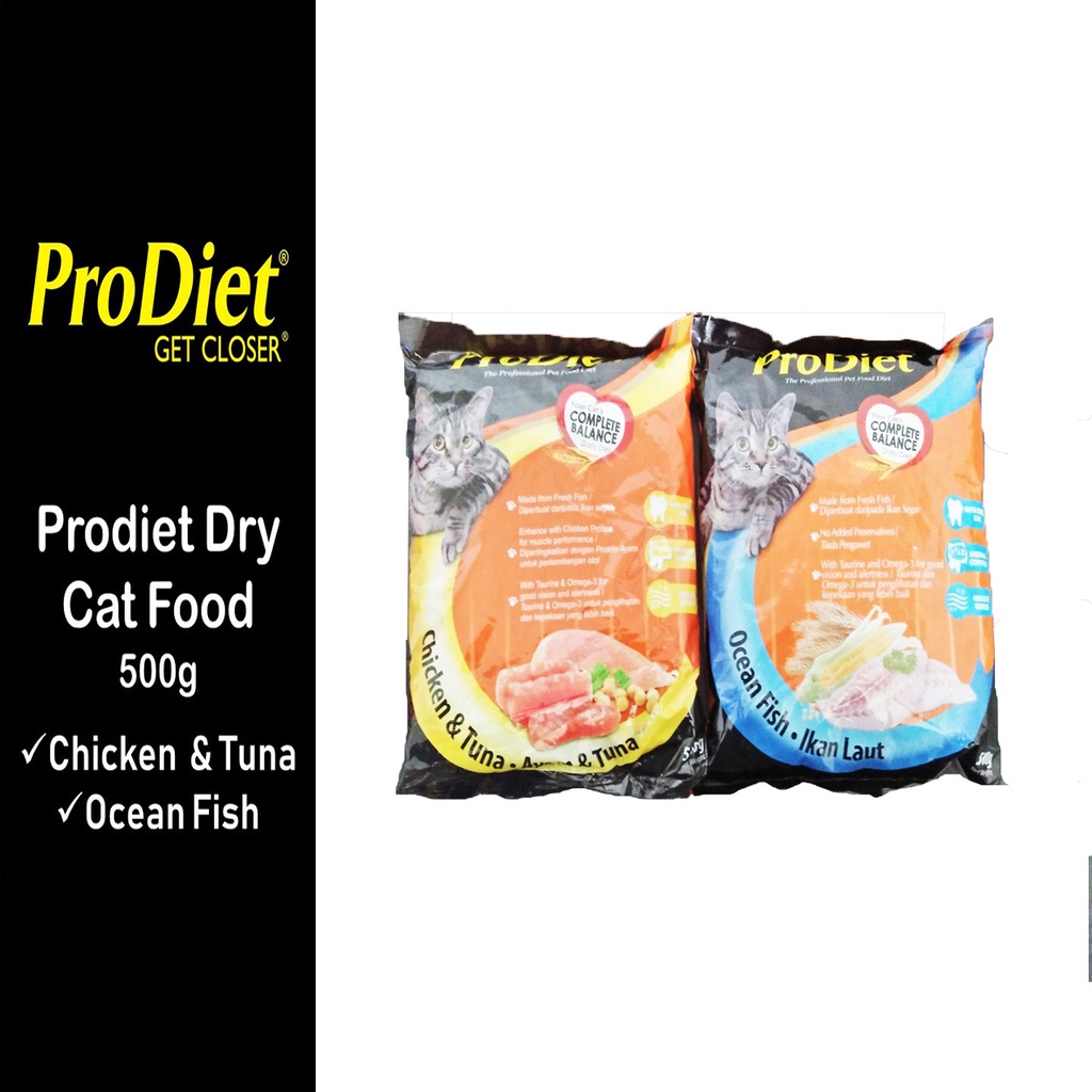 Prodiet Dry Cat Food 500g Shopee Malaysia