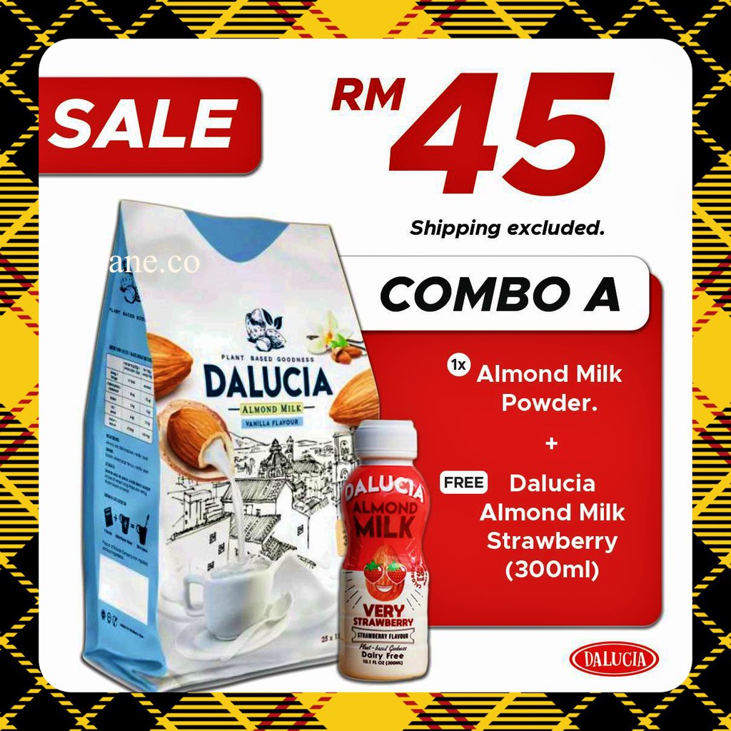 [READY STOCK] Dalucia Almond Milk Diet / For Gastric GERD Heartburn