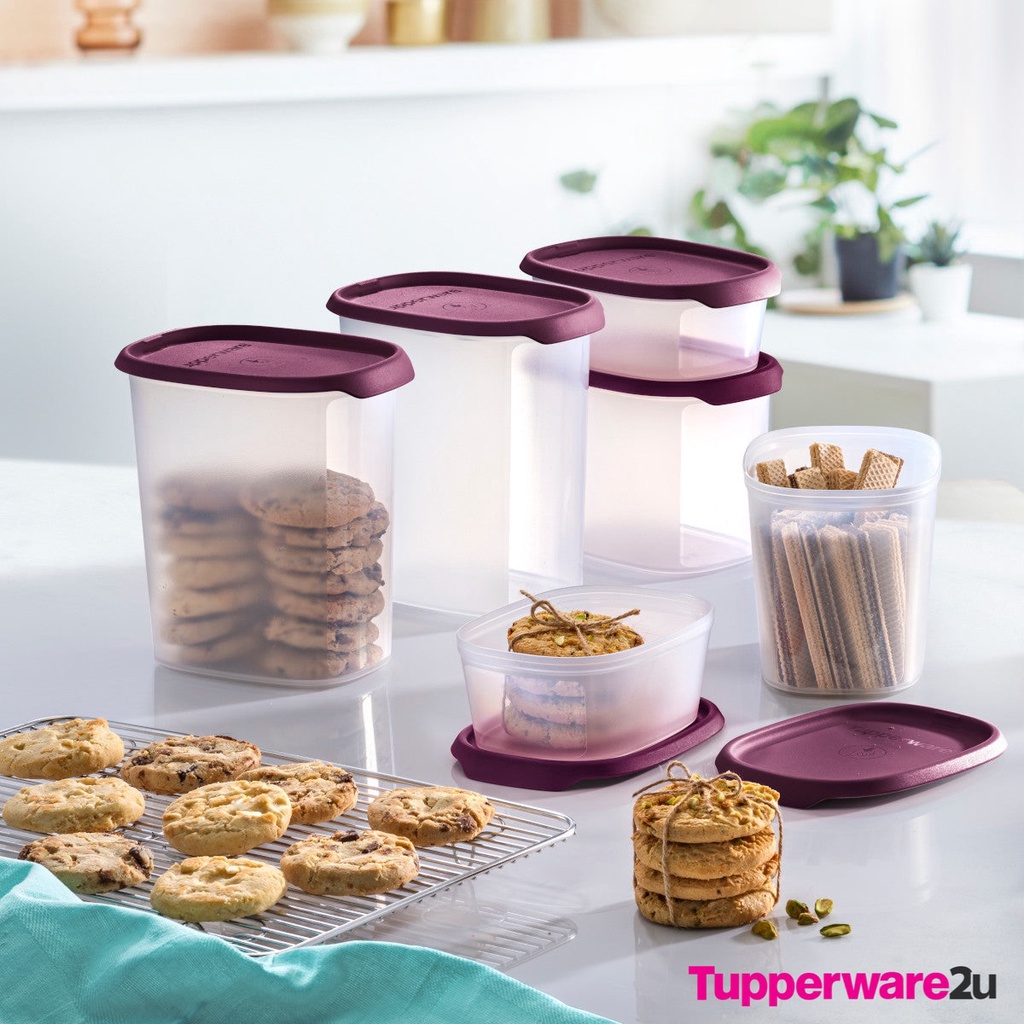 (New) Tupperware One Touch Fresh Set (6 pcs)(Oct 2022 promo) Shopee