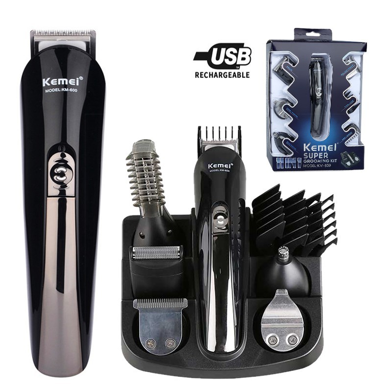 11 In 1 Pro Grooming Kit Men Rechargeable Shaver Razor Beard Hair