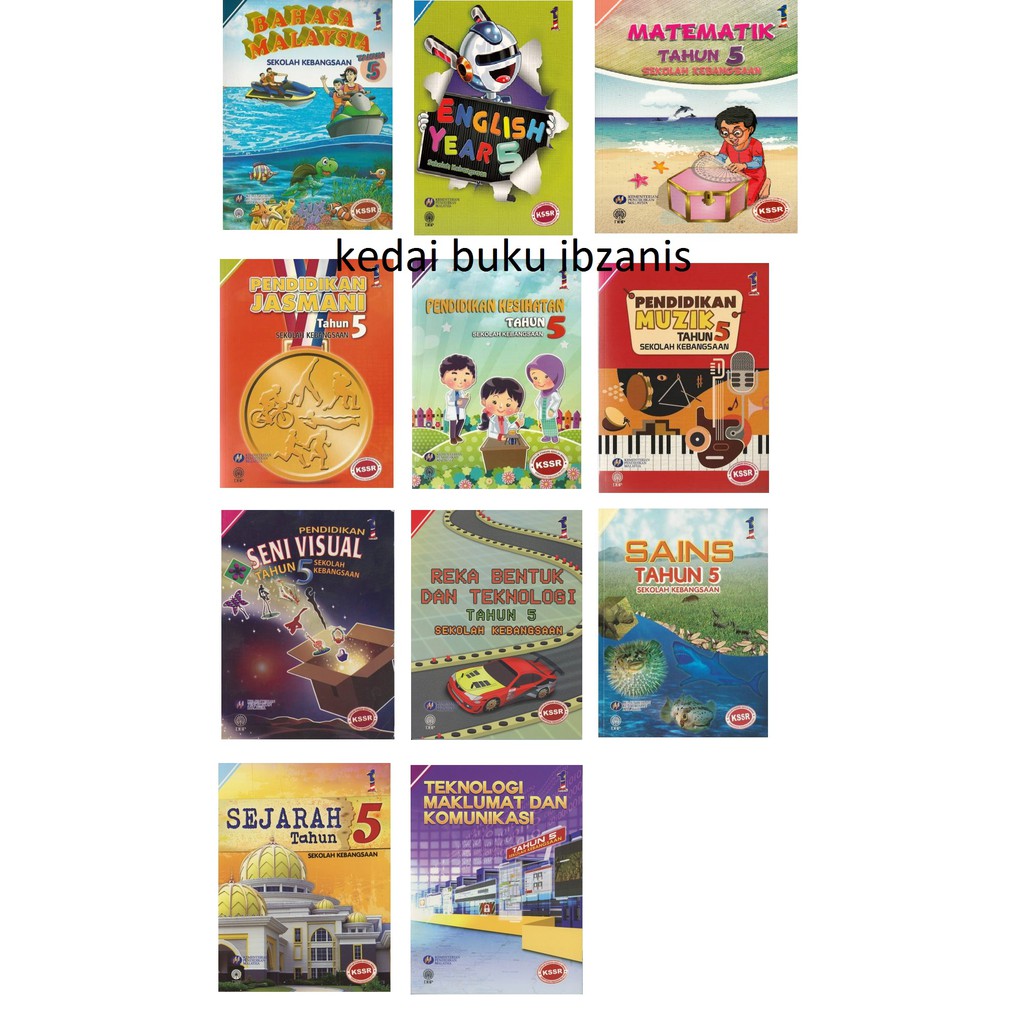 Set Buku Teks 2020 Tahun 5 Set Jimat Buku Teks Subjek Utama Shopee Malaysia