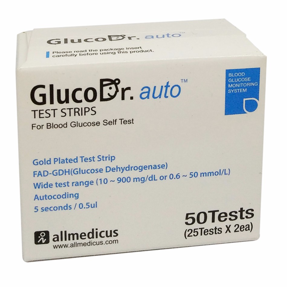 Gluco Dr. Auto Test Strips (50s) Shopee Malaysia