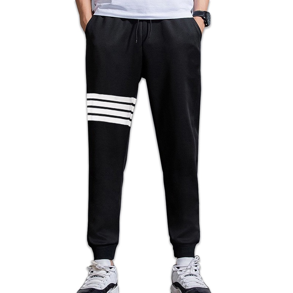 Adult Stylo 4 LINES Jogger / Sweat Pant (S-XXL) - Random Color Men ...