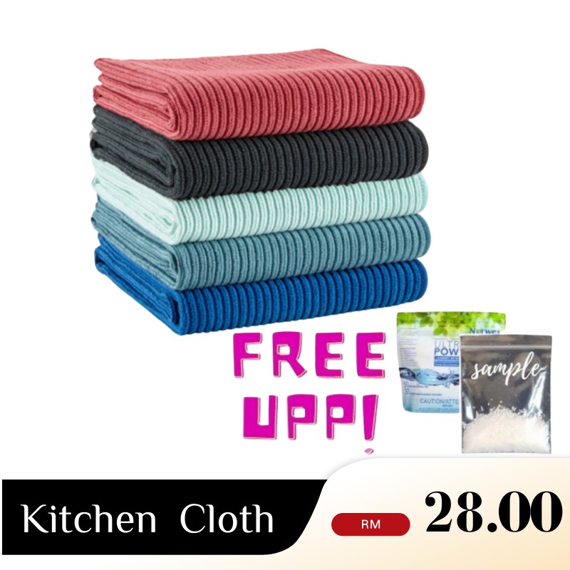 Norwex Kitchen Cloth Baclock Norwex Kain Mikrofiber Norwex Kitchen