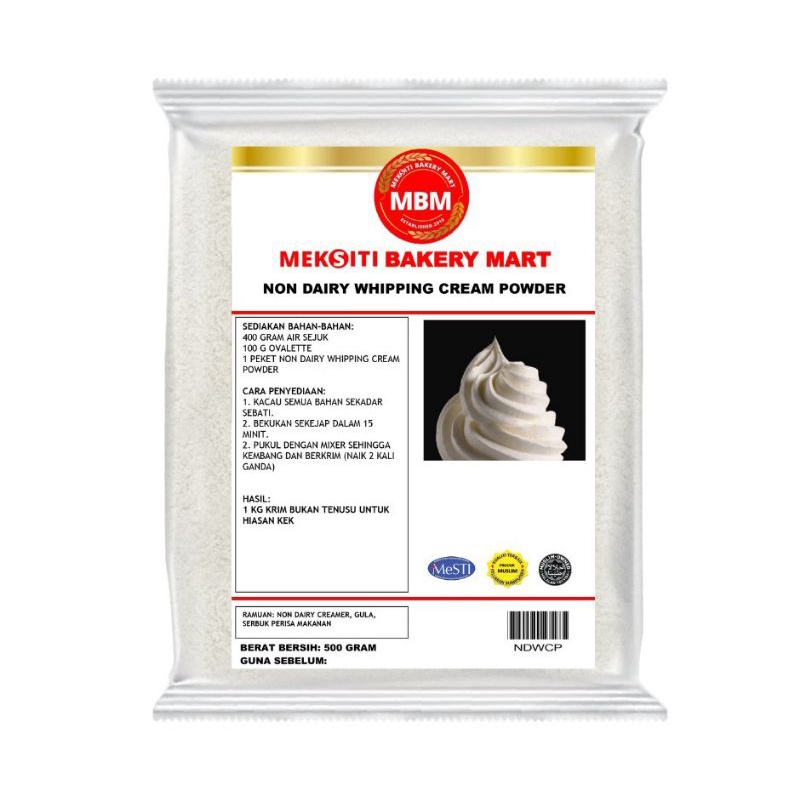 Buy Non Dairy Whipping Cream Powder Seetracker Malaysia