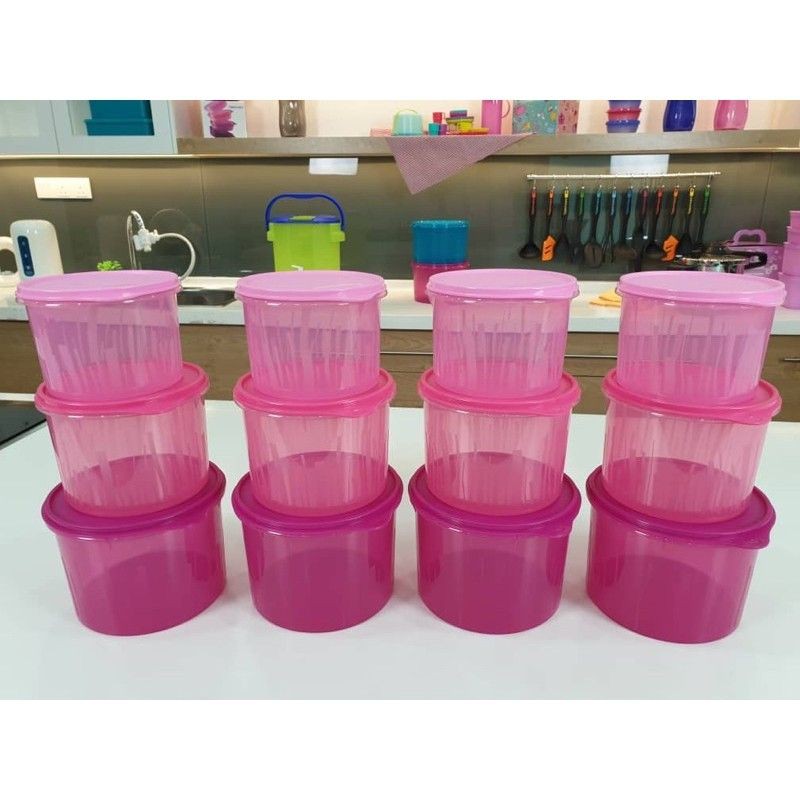 Tupperware Snack N Stack 3 Pcs Shopee Malaysia