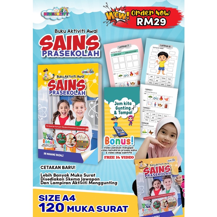 BUKU AKTIVITI AWAL SAINS PRASEKOLAH | Shopee Malaysia