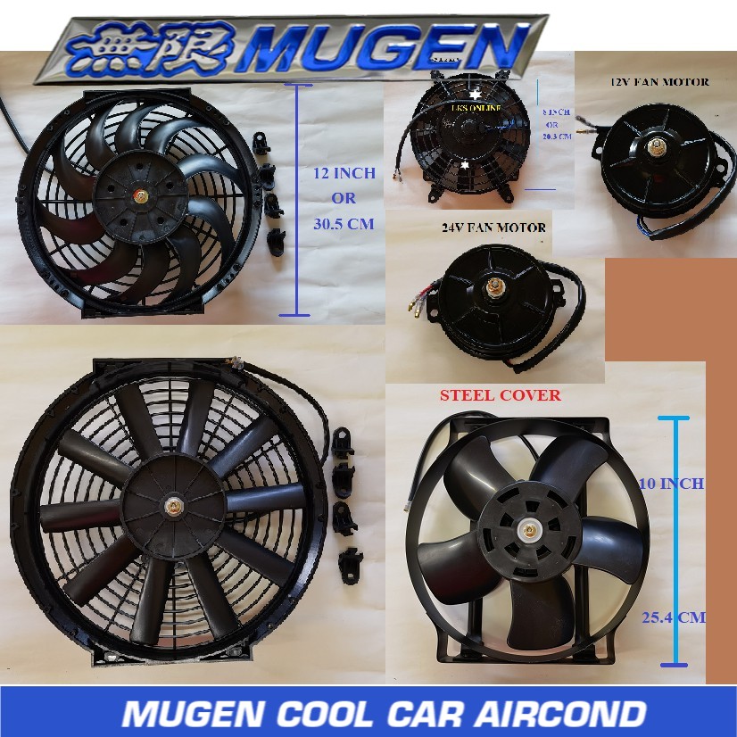 High Speed Car / Lorry Condenser Cooling Cooler Fan Motor Aircond Radaitor motor condensor 12v