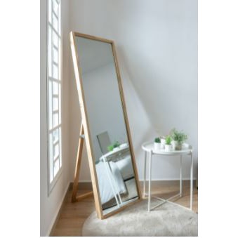 Solid Wood Frame Standing Mirror/ Full Length Mirror/ SELVA Standing ...