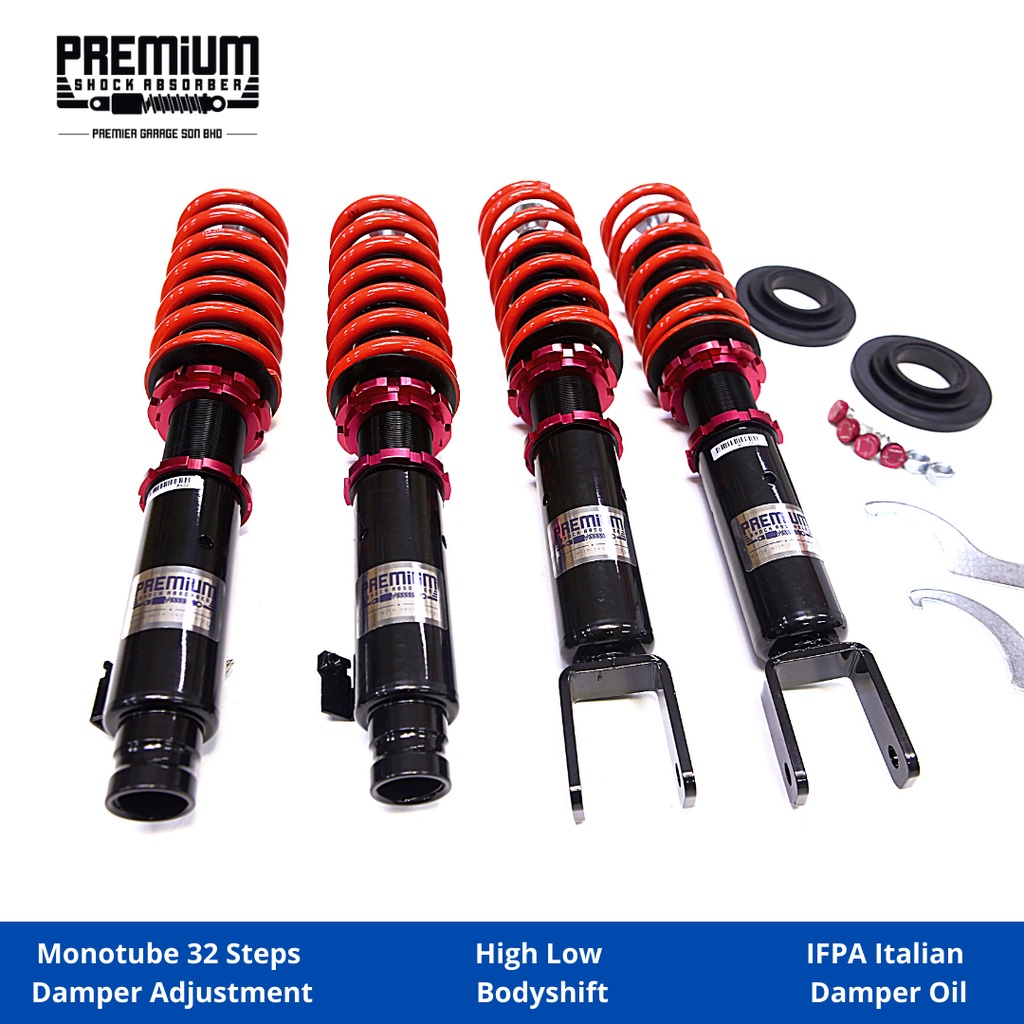 Buy Premium P6 Proton X70 High Low Soft Hard 32 Steps Adjustable Shock With Front Mount Seetracker Malaysia