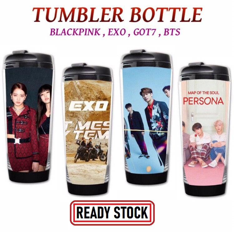 Ready Stock Tumbler Bottle BTS GOT7 BLACKPINK AND EXO Ready Stock Tumbler Bottle BTS GOT7 BLACKPINK AND EXO
