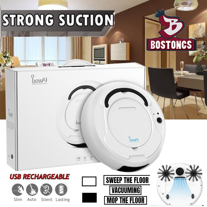 3 in 1 Sweep/Mopping/Suction BowAI Robotic Shopee Malaysia