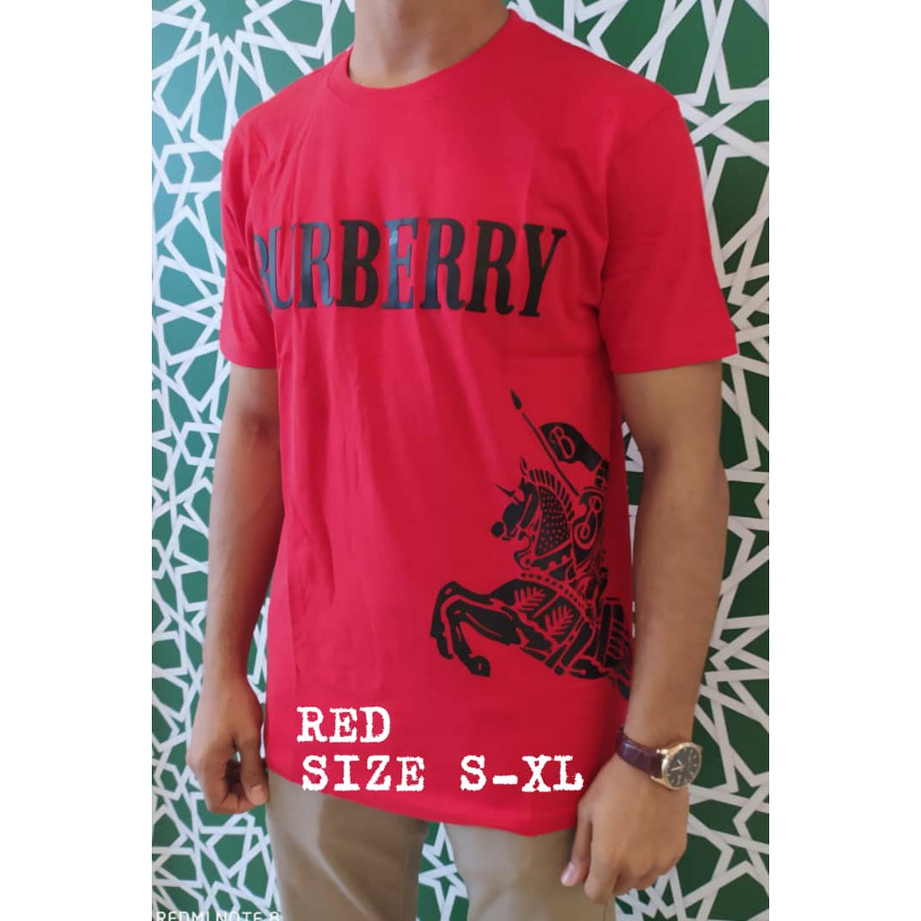 burberry t shirt womens red