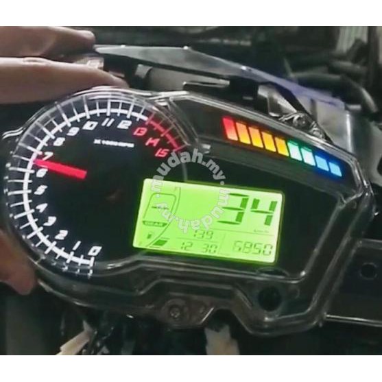 Y15zr V1 Meter Digital Rz Racing Include Manual Yamaha Y15 Speedometer Assy Speedo Uma Umaracing Racing Meter Shopee Malaysia